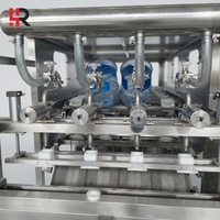 Usine d'embouteillage d'eau intégrée de 5 gallons, 600 BPH, machine de décapsulage, lavage, remplissage et bouchage de bouteilles de 20 L
