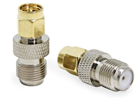 Connecteur Coaxial RF droit, connecteur femelle de Type F à SMA, mâle et femelle, adaptateur de Type F à S, M, A, couleur or