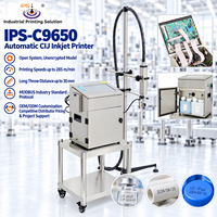 Mesin Cetak Inkjet CIJ Otomatis IPS-C9650 Sistem Terbuka untuk Pengkodean Tanggal dan Batch Industri, Distributor OEM ODM, Pasokan Pabrik