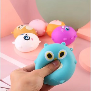Juguetes de Silicona Suave TPR con Forma de Animales, Mini Juguetes Antiestrés para Apretar, Gato, Cerdo, Bola de Harina, para Niños de 5 a 7 Años - Product Image 4