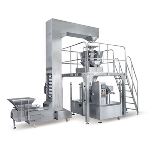 Weighing Machine Pre-made Pouch Filling Machine for Fried Snack <b>Puff</b> Food Granule Automatic Packing - Product Image 1
