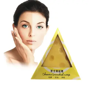 New Product Private Label Mini Anti Mites Acne Treatment Natural Moisturizing Essential Oil Face Cheese Handmade Soap