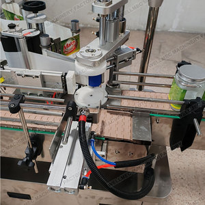 Machine d'étiquetage de bouteilles rondes entièrement automatique à commande servo <span class=keywords><strong>360</strong></span>° °   Étiqueteuse autocollante pour conteneur cylindrique de boissons - Product Image 4