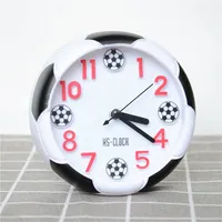 Creative 3D כדורגל ספורט שעון מעורר אנלוגי דיגיטלי שעון אנלוגי שעון תלמיד ילדים חדר קישוט שולחן שעון מתנות