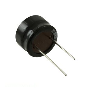Condensateur à traversée radiale URY2C330MHD CAP ALUM 33UF 20% 160V, canal fabricant 33 uF - Product Image 1