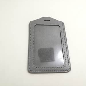 ที่ใส่บัตรประจำตัวแฟชั่นหนัง PU และคลิปหนีบป้าย - Product Image 2