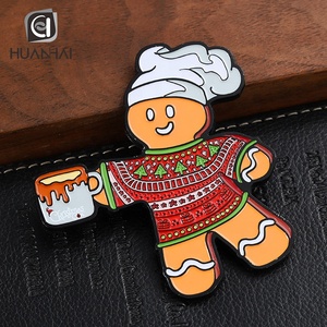 Réfrigérateur personnalisé en métal <span class=keywords><strong>noir</strong></span> <span class=keywords><strong>mat</strong></span> émail doux logo personnages mignons aimants - Product Image 6