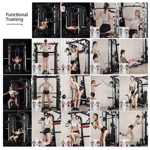 Rack per Squat Commerciale per Allenamento di Forza Smith Machine Attrezzatura da Palestra Multifunzionale Macchina Multifunzione - Product Image 5