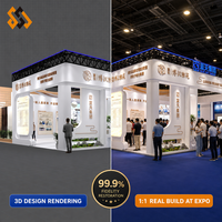 Cadre en aluminium ignifuge de haute qualité 10x10 pieds pour stand de salon professionnel, exposition, événement commercial, présentoir de salon professionnel