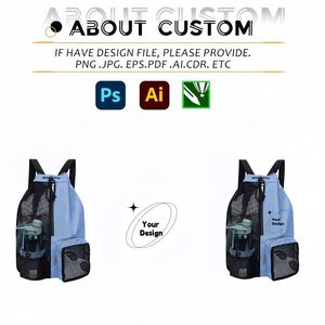 Sac à dos de plage personnalisé avec poche étanche, sac de plage en filet à cordon, sac à dos de piscine imperméable pour hommes et femmes, équipement de sport - Product Image 2