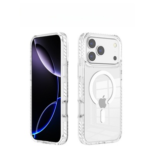 เคสกันกระแทกแบบไฮบริด PC + TPU สำหรับ iPhone 16 15 14 13 12 11 Pro Max, เคส iPhone 17 แม่เหล็กอะคริลิค - Product Image 3