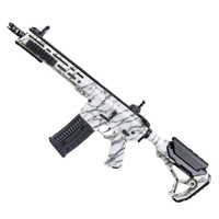 Senapan Mainan Gel Blaster Nylon M4A1 ARP9 dengan Lampu, Tembak Bola Gel, Populer