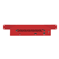 BKHD Mini 1U 9.5 pouces Rack Rackmount N150 N305 Processeur Pare-Feu MikroTik ROS/Linux/pfSense/OPNsense 4*2.5G 4*10G SFP Rouge
