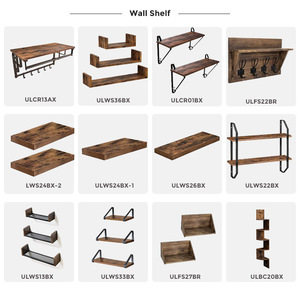 Mobili Commercio All'ingrosso di Aziende Rustico <span class=keywords><strong>Appendiabiti</strong></span> A Muro Con Ripiano - Product Image 5
