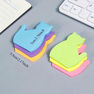 Notas Adhesivas con Forma de Animales Adorables, Imprescindibles para la Vuelta al Trabajo, Uso en el Hogar y la Oficina Para estudiantes: grabar recordatorios, tomar notas, marcar información - Product Image 2