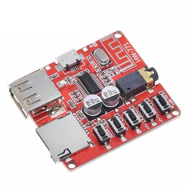 MP3 Decoding Board WAV FLAC Lossless Audio Playback USB Flash Drive TF Module for Truck Mounted Speaker Modification