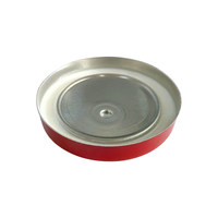 Couvercle en aluminium à ouverture facile pour canettes de boissons, anneau de traction rouge, qualité alimentaire, recyclable, joint supérieur pour soda Bee