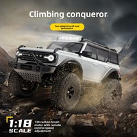 WLtoys 184023 Voiture de montagne électrique 4x4 à l'échelle 1/18 avec boîte de vitesses mécanique, GPS et commutation métallique entre les vitesses basse et haute, 4 roues motrices, pour la route