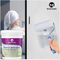 Peinture acrylique polyuréthane imperméable pour salle de bain, effet verre dépoli, à base de composés chimiques complexes Mi Xiang, application au pinceau, liquide, Shandong