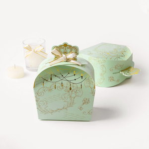 YZ stile europeo <span class=keywords><strong>originale</strong></span> a forma di corona in oro che timbra la confezione <span class=keywords><strong>regalo</strong></span> per il profumo e il magazzino di piccole cartelle confezione <span class=keywords><strong>regalo</strong></span> - Product Image 3