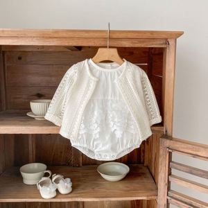 Baju Bayi Perempuan Baru Lahir Musim Panas Engepapa, Bodysuit Katun Berenda, Pakaian Bayi Lucu - Product Image 3