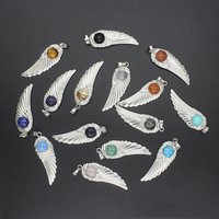 Colgante de ala de Ángel de cristal para mujer, collar de ala de Ángel de circonia cúbica de la amistad de plata de ley, colgante de ala de Ángel