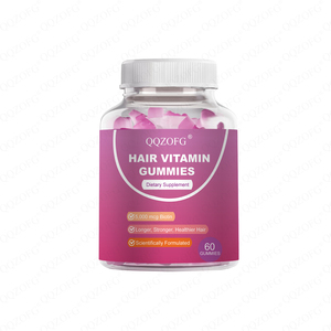 Grosir 60ct Biotin vitamin <span class=keywords><strong>Gummy</strong></span> suplemen untuk rambut dewasa pertumbuhan kulit kuku <span class=keywords><strong>Pectin</strong></span> pertumbuhan rambut Gummies bukan untuk bayi baru lahir - Product Image 1