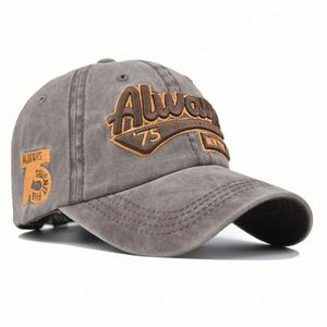 Wholesale <b>Vintage</b> Style Fashion Casual Sports <b>Caps</b> Distressed Embroidery Washed Cotton Outdoor Baseball <b>Cap</b> - Product Image 3