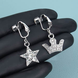 Lingchee, anillo <span class=keywords><strong>de</strong></span> <span class=keywords><strong>ombligo</strong></span> <span class=keywords><strong>falso</strong></span> <span class=keywords><strong>de</strong></span> acero inoxidable personalizado, anillos <span class=keywords><strong>de</strong></span> <span class=keywords><strong>ombligo</strong></span> sin perforación, corazón, estrella, cristal, para el cuerpo <span class=keywords><strong>Piercing</strong></span>, joyería - Product Image 6