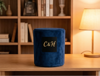 Bougie artisanale CHHC personnalisée de luxe, parfumée à l'aromathérapie, en cire de soja, écologique, 80 heures de combustion, pour les fêtes et la décoration intérieure