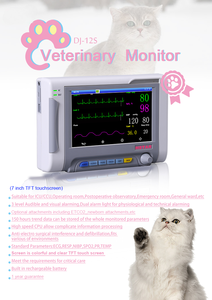 VET Veterinärausrüstung Patientenmonitor zur Überwachung der Vitalfunktionen von Haustieren Farbbildschirm Chirurgischer <span class=keywords><strong>Monitor</strong></span> für Intensivstation, Notfallstation & Operationssaal - Product Image 3