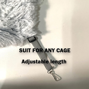 V361 <span class=keywords><strong>Hamac</strong></span> en peluche doux personnalisé pour furets et rats, lit suspendu confortable, sac de sieste avec crochet pour petits animaux, rats, cochons d'Inde - Product Image 4