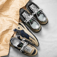 Chaussures de marche confortables et sportives rétro de haute qualité, respirantes, en maille et daim, design mixte, pour les voyages en plein air, chaussures de sport pour hommes