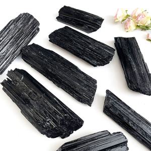 Turmalina Negra Natural de Alta Calidad, Piedra <span class=keywords><strong>en</strong></span> <span class=keywords><strong>Bruto</strong></span> de Gran Tamaño, Cristal Crudo Ecológico para Sanación y Feng Shui - Product Image 5
