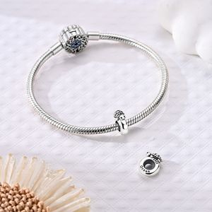 Abalorio de Plata 925 Auténtica con Diseño de Bebé, Estilo Europeo, para <span class=keywords><strong>Pulsera</strong></span>, Collar, Accesorio DIY - Product Image 3