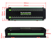 Relais Modbus RTU Waveshare 32CH-SKU-25140, Module de relais Modbus RTU 32 canaux, interface RS485, avec plusieurs isolations