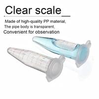 Tubo de Centrífuga Anticoagulante EDTA-K2 - Tubo EP de Grado Médico para Recolección de Muestras de Sangre y Pruebas de Laboratorio (1.5ml/2ml/5ml)