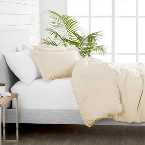 Set di biancheria da letto morbido come il cotone, 3 pezzi, lenzuolo copripiumino - Product Image 1