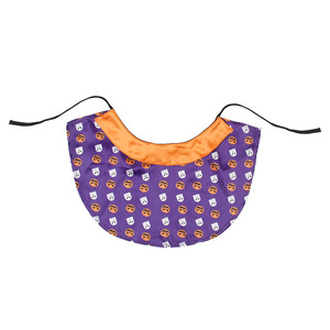 NAMSAN Cape d'Halloween pour animaux de compagnie, motif citrouille et crâne violet, costume décoratif d'automne pour chiens et chats - Product Image 5
