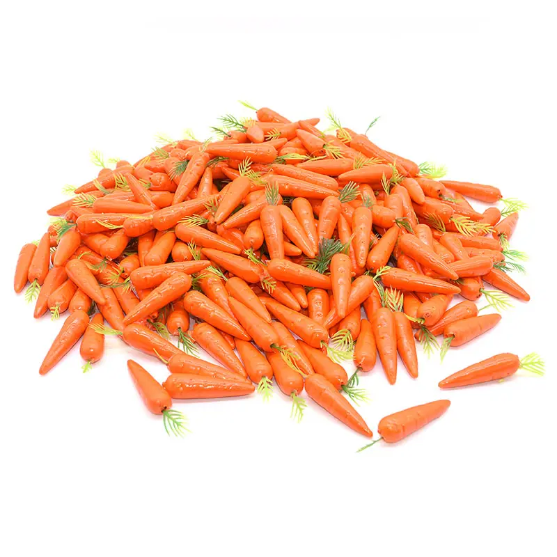 DIY crafts Home Wedding Birthday Party Easter decorations Mini fake vegetables Simulation Easter foam artificial carrots