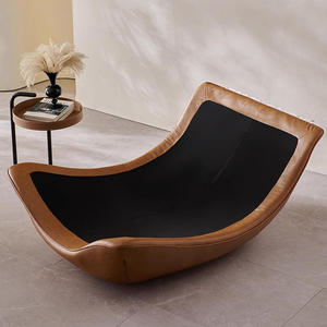Poltrona Reclinabile, Divano di Design Nordico Italiano Minimalista di Alta Gamma per Soggiorno, Camera da Letto, Casa, Hotel, Appartamento - Product Image 4