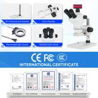 SANQTID TD-0850-4KH 8-50X Stereomicroscope 4K HDMI Mobile Phone Repair & Jewelry Inspection Microscope Includes an 11.6-inch