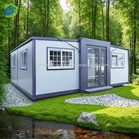 Maison personnalisée en gros à installation rapide Maison mobile modulaire de luxe extensible de bonne qualité en conteneur de Chine