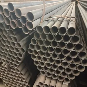 Welded Spiral A500 Black Steel Tubes For Welding 2 Inch Exhaust Pipe Drainage Tube Manufacturers