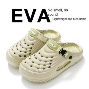 Sepatu <span class=keywords><strong>Clog</strong></span> Kasual Pria Anti-Slip Tahan Air Deran 2025, Sandal Bernapas dengan Busa Pemulihan, Sabots Grosir Langsung dari Pabrik - Product Image 5