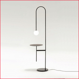 Nordic Minimalist Wrought Iron Floor <b>Lamp</b> Creative Personalized Design for Cozy Living Room <b>Study</b> Space Coffee <b>Table</b> Storage - Product Image 6