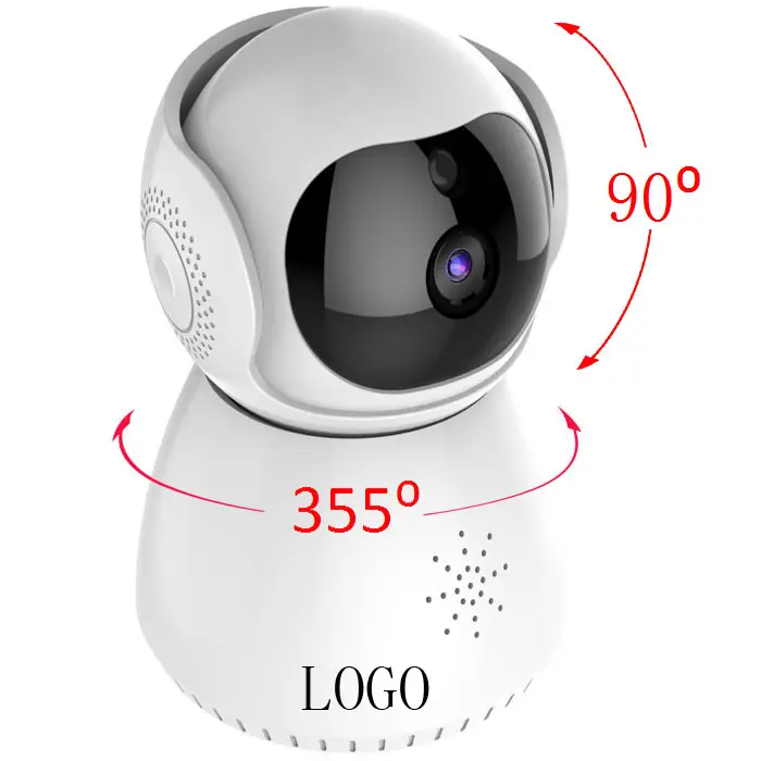 Moniteur vidéo de bébé, modèle 360, sécurité à domicile 720P, 4K, Vision nocturne, détection IP avec alarme, Webcam HD, caméra en stock, Version internationale