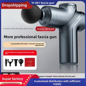 <span class=keywords><strong>Pistolet</strong></span> de <span class=keywords><strong>massage</strong></span> fascia pour tissus musculaires et tendons, masseur corporel et crânien professionnel portable, mini, 4 têtes de <span class=keywords><strong>massage</strong></span>, contrôle de vitesse 6 niveaux intégré - Product Image 2