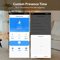TUOAN Tuya WiFi/ZigBee 24G MmWave Radar Smart Human Presence prend en charge la création de groupes de produits locaux
