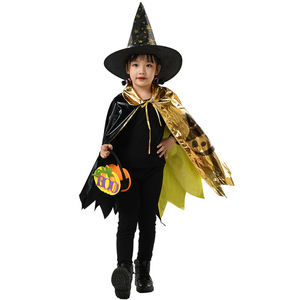 <span class=keywords><strong>Cape</strong></span> et manteau de <span class=keywords><strong>magicien</strong></span> pour enfants, costume de sorcière et de sorcier pour fêtes et spectacles européens et américains - Product Image 3